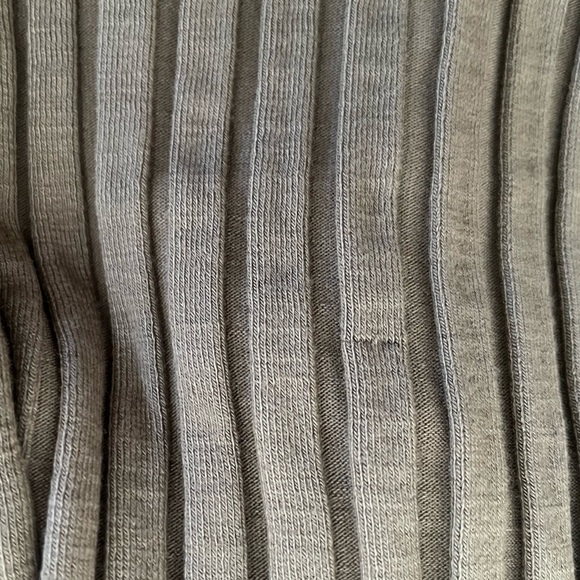 Oak and Fort Ribbed Midi Pencil Skirt-Large - Picture 7 of 7